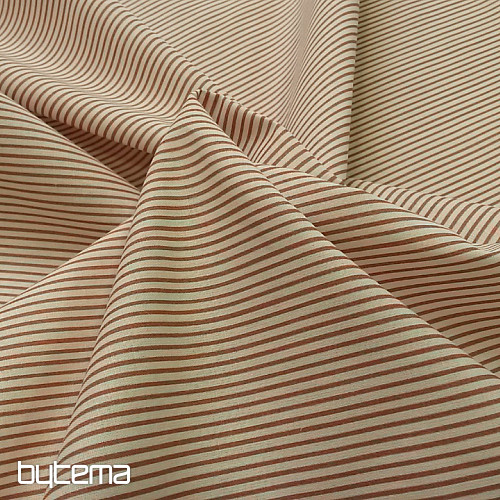 Pamut szövet STRIP régi rózsaszín