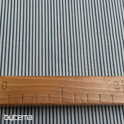 Pamut szövet STRIP kék