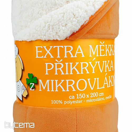 mikroszálas takaró EXTRA SOFT SHEEP varrás st. fahéj