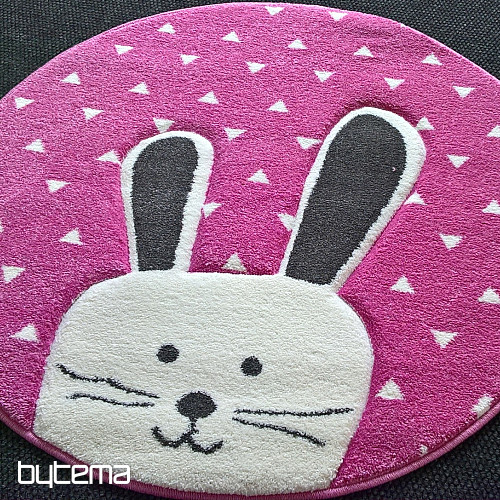 Gyerek darab szőnyeg PASTEL Bunny rózsaszín