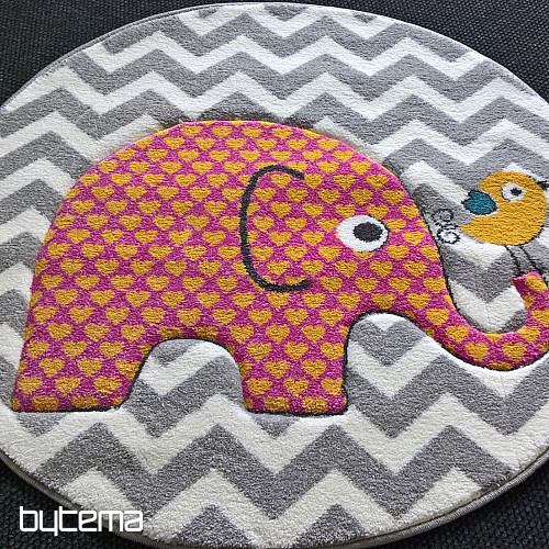 Gyerek darab szőnyeg PASTEL Elephants
